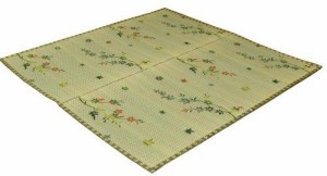 イケヒコ・コーポレーション い草花ござカーペット 『嵐山』 本間8畳(約382×382cm)