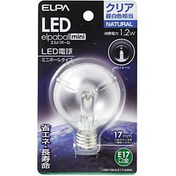 朝日電器 [ライト・照明】LED電球・LEDランプ] LDG1CN-G-E17-G265