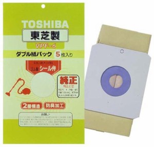 TOSHIBA 東芝 東芝掃除機用補充用紙パック (VPF-6)
