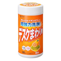 SANWASUPPLY サンワサプライ ウェットティッシュ(強力タイプ) 品番:CD-WT6K