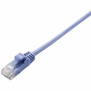 ELECOM エレコム CAT5e準拠 やわらかLANケーブル 5m(ブルー)(LD-CTY/BU5)