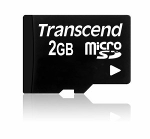 トランセンド 2GB microSDカード SDカードアダプタ無  TS2GUSDC 1個