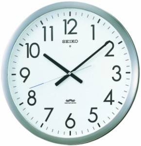 SEIKO CLOCK (セイコークロック) 掛け時計 電波 アナログ オフィスタイプ 金属枠 KS266S