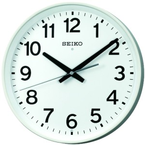 SEIKO CLOCK (セイコークロック) 掛け時計 電波 アナログ オフィスタイプ 白 KX317W