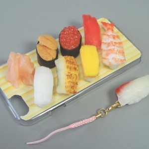 Como 日本職人が作る  食品サンプル iPhone6ケース ミニチュア寿司 IP-605 (1001565)