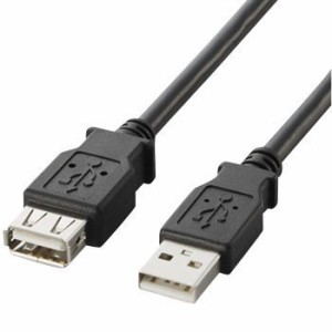 ELECOM エレコム エレコム U2C-E50BK USB2.0延長ケーブル(A-A延長タイプ) 5.0m(U2C-E50BK)