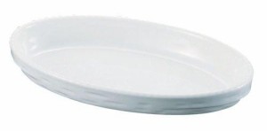 EBM シェーンバルド オーバルグラタン皿 9278328(3011-28)白 28cm