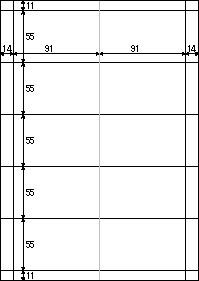 トヨシコー ポイントカード:二つ折り名刺 5面-厚紙プリンター用紙 (上質110kg) (サイズ:A4 数量:名刺 1.250枚分 (A4:250シート))