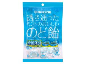 UHA味覚糖 透き通ったミントのおいしいのど飴 92g【入数:6】