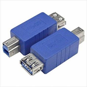 HENKANMEIJIN 変換名人 USB3.0接続ケーブル A(メス) - B(オス) USB3AB-BA