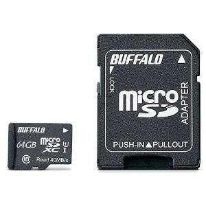 BUFFALO バッファロー RMSD-032GU1SA UHS-1 Class1 microSDカード 32GB(RMSD-032GU1SA)