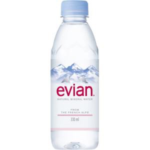 伊藤園 【ケース販売】エビアン ナチュラルミネラルウォーター 330ml×24本