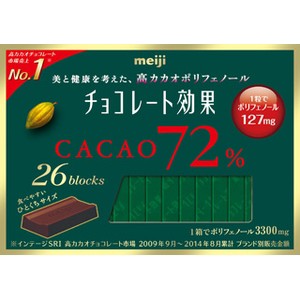 明治 チョコレート効果カカオ72% 26枚【入数:6】