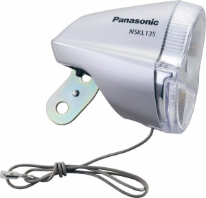 PANASONIC パナソニック パナソニック LEDハブダイナモヘッド(足も灯) シルバー NSKL135-S【沖縄・離島への配送不可】