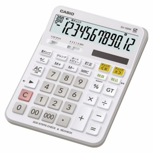 CASIO カシオ カシオ 電卓 12桁 デスクサイズ DJ-120W-N(DJ-120W-N)