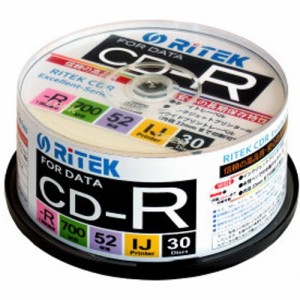 RiTEK CD-R / データ用 / 30枚パック/ CD-R700EXWP.30RT C