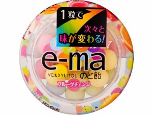 UHA味覚糖 e-maのど飴容器カラフルフルーツチェンジ 33g【入数:6】