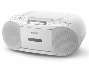 SONY ソニー ソニー SONY CDラジカセ レコーダー CFD-S70 : FM/AM/ワイドFM対応 録音可能 ホワイト CFD-S70 W