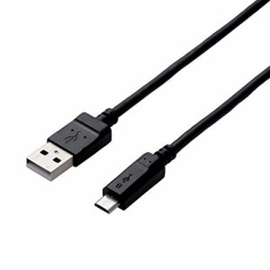 ELECOM エレコム microUSBケーブル/2A出力/スタンダード/通信・充電/1.5m/ブラック(MPA-AMB2U15BK)