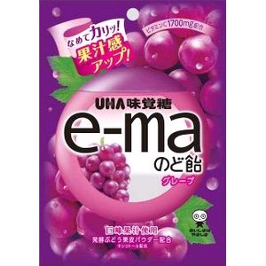 味覚糖 ピピン e-maのど飴グレープ(袋) 50g【入数:6】