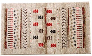 イケヒコ・コーポレーション トルコ製 ウィルトン織り 玄関マット 『マリア』 ベージュ 約50×80cm