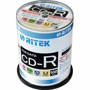 ライテック チーフテック CDR700WPX100CKC データ用CD-R100