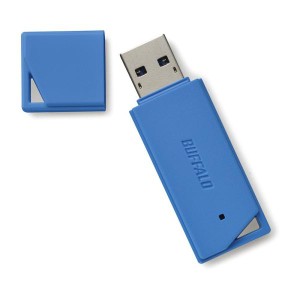 BUFFALO バッファロー USB3.1(Gen1)対応 USBメモリー バリューモデル 64GB ブルー(RUF3-K64GB-BL)