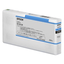 EPSON エプソン インクカートリッジ(シアン/200ml)(SC12C20)