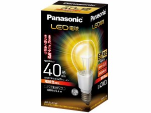 PANASONIC パナソニック パナソニック LED電球 E26口金 電球40W形相当 電球色相当(5.4W) 一般電球・クリアタイプ LDA5LCW