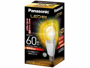 PANASONIC パナソニック パナソニック LED電球 E26口金 電球60W形相当 電球色相当(8.2W) 一般電球・クリアタイプ LDA8LCW