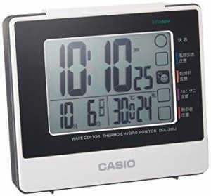 CASIO カシオ 置き時計 生活環境お知らせ DQL-260J-7JF (1081377)