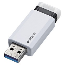 ELECOM エレコム USB3.1(Gen1)対応 ノック式USBメモリ 16GB ホワイト  MF-PKU3016GWH 1個