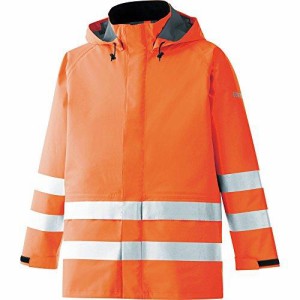 RAINVERDENUEORSミドリ安全 雨衣 レインベルデN 高視認仕様 上衣 蛍光オレンジ S8357353