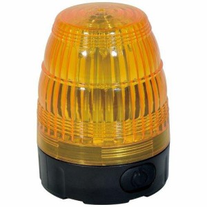 NLF75BAY日動 電池式小型LED回転灯 LEDフラッシャー75 黄8357582