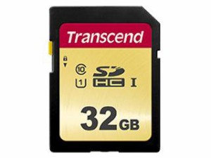 トランセンドジャパン 32GB SDHCカード UHS-I U1準拠  TS32GSDC500S 1個