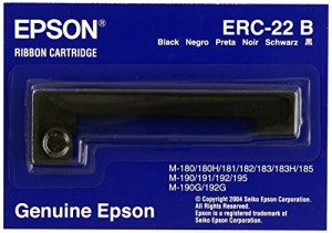 EPSON エプソン インクリボン ERC-22B(M-180/190用/ブラック)(ERC-22B)