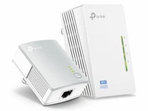 TP-LINK AV600 PLCアダプターと300Mbpsの中継器＆PLCアダプターのセットモデル(TL-WPA4220KIT)