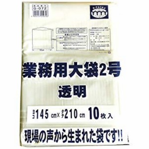 アルフォーインターナショナル 業務用大袋2号透明 10枚入 G-072