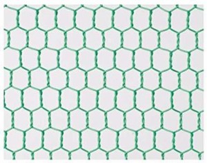 吉田隆 ビニール亀甲金網#20*10*450mm 30m グリーン巻売