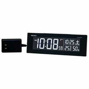 セイコークロック(Seiko Clock) DL305K 交流式デジタル電波目ざまし時計(カラーLED表示) DL305K
