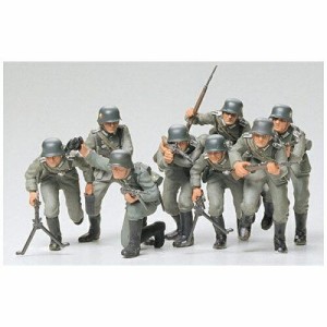 タミヤ 1/35ドイツホヘイトツゲキ 1/35 ミリタリーミニチュアシリーズ No.30 ドイツ歩兵 突撃セット