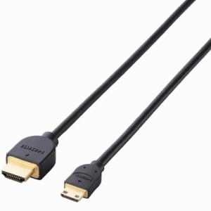 ELECOM エレコム イーサネット対応HDMI-Miniケーブル(A-C)/1.0m(DH-HD14EM10BK)