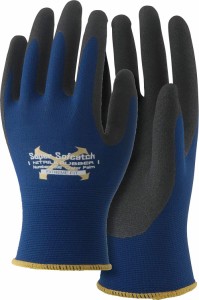 おたふく手袋(Otafuku Glove) オタフク A-398 L 紺 ソフキャッチEXフィット ニトリル