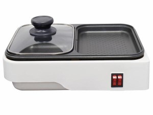 OHM オーム電機 【鍋料理と焼き料理を一度に】2WAYプレート