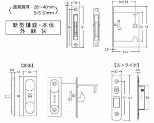 エイト 新型鎌錠表示SG