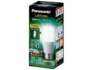 PANASONIC パナソニック パナソニック LDT6NGST6 LED電球 T形タイプ E26 60形相当 810lm 昼白色相当 断熱材施工器具・密閉型器具対応(LDT