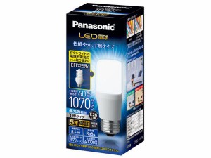 PANASONIC パナソニック パナソニック LDT8DGST6 LED電球 T形タイプ E26 60形相当 1070lm 昼光色相当 断熱材施工器具・密閉型器具対応(LD