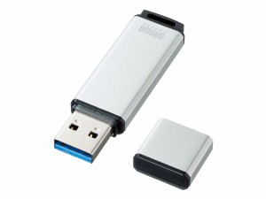 SANWASUPPLY サンワサプライ USB3.1 Gen1 メモリ(シルバー・64GB)(UFD-3AT64GSV)