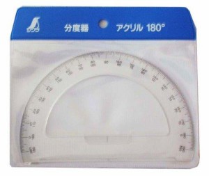 シンワ測定 シンワ 分度器180度15cm半円 74918 119751