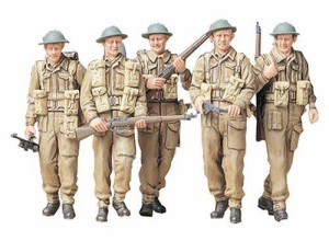 タミヤ MM 1/35 イギリス歩兵 巡回セット  (商品コード:35223)